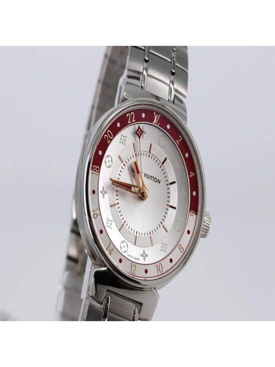 Louis Vuitton Tambour Moon Dual Time Qa106 SS Quartz main image 9